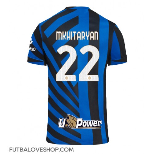 Dres Inter Milan Henrikh Mkhitaryan #22 Domáci 2024-25 Krátky Rukáv